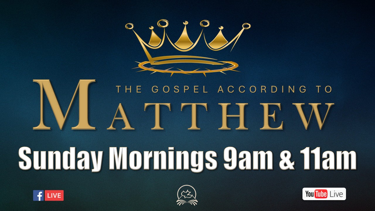 Join us Sunday mornings as we study the Gospel of Matthew verse-by-verse. 